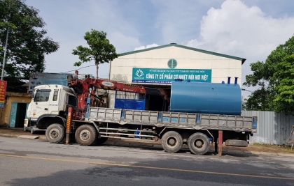 Lò gia nhiệt dầu đốt LPG 1 triệu kcal/h